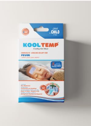 Kool Temp Fever Cooling Gel Sheets for Child, Immediate Relief from Fever, 6 Sheets