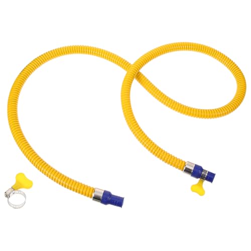 TOGEVAL Tubo Gas Naturale Antiscoppio per e Scaldabagni Flessibile Senza Giunti Connessione Sicura per Gas Metano e Gpl Installazione Facile e Durevole