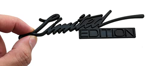 Image of 2pcs Limited Edition Decal Sticker Trunk Emblem 3D Badge Nameplate Logo Replacement for F150 F250 F350 Chevy Silverado 1500 2500 Chevrolet C10 C15 (Black)