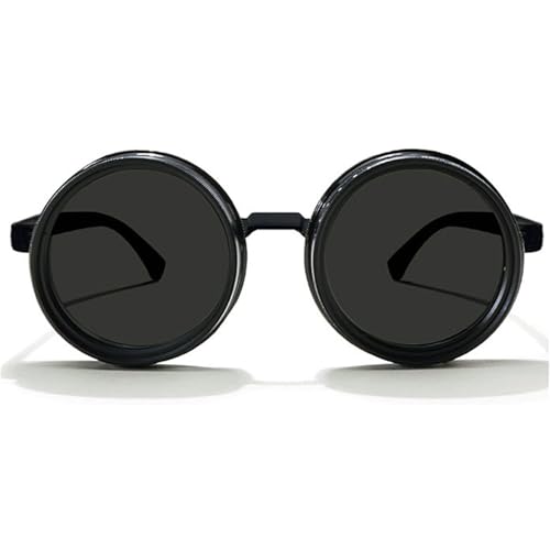 willochra Nd sunglasses, Adjustable Tint Sunglasses for Men 1-9 Gears Rounded Polarized Glasses with Nd Filter Lenses