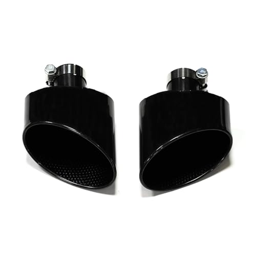 Embout d'échappement noir pour Audi A3 A4 A5 A6 A7 RS en acier inoxydable premium
