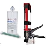 Permabond TA4605 Polyolefin Bonder, Off-White, 50mL Kit, Fast Set 5-10 Min, 1:1 Mix Ratio (Creates Bond with HDPE, PPCO, Nylon and More) (Dispenser Kit, 400ML)