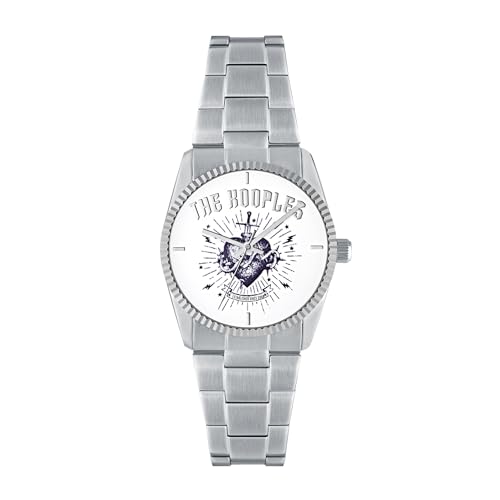 The Kooples - Montre Heart - Dagger - Quartz Mouvement de Montre - Largeur du boîtier: 36 mm - Acier Inoxydable - Silver - 5 ATM