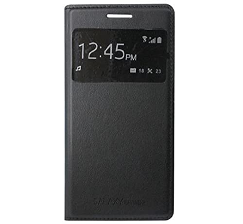Samsung EF-CG710BB Etui à rabat pour Samsung Galaxy Grand 2 G7100 Noir/Transparent
