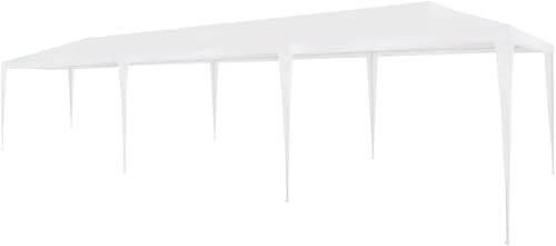 HOMIUSE Tienda de campaña con toldo de 10 x 30 x 8 pies, toldo para exteriores, toldo fácil de montar, carpas para fiestas al aire libre, tienda de