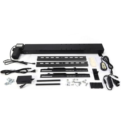 700 mm TV Lift eléctrico con mando a distancia DC24 V 20 mm/s TV soporte elevador elevador ajustable motorizado, máximo empuje 1000n/80 kg, para televisores de 26 "-57"