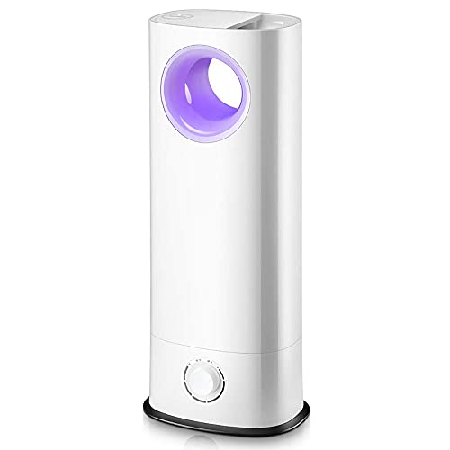 Humidificador de pie para la oficina en el hogar Agregue agua con gran capacidad Inteligente Silencioso Bebé y mujeres embarazadas Atomizador de humidificación de aire para piel seca Tos Ojos y nariz