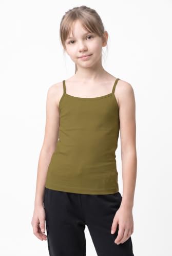 Image of Kurve Girl's Sleeveless Tank Top - Stretch Undershirts Cami Camisole, UV Protective Fabric, Rated UPF 50+ (Made in USA)