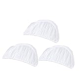 UPKOCH 3個 ベビーカーアクセサリー 幼児用ベビーカーネット 車のヘッドライナー 付属品自動 car stroller ベビーベッドネット 蚊帳 ファブリック 白い