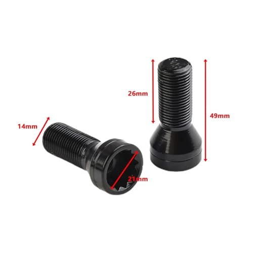 Pernos de rueda M12x1.5 para BMW R59 2012-2015 tuercas cubo 36136776076 5