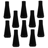HANABASS 10 Piezas Puntas de Flechas de Goma de Práctica de con Seguro y Flexible para Menor