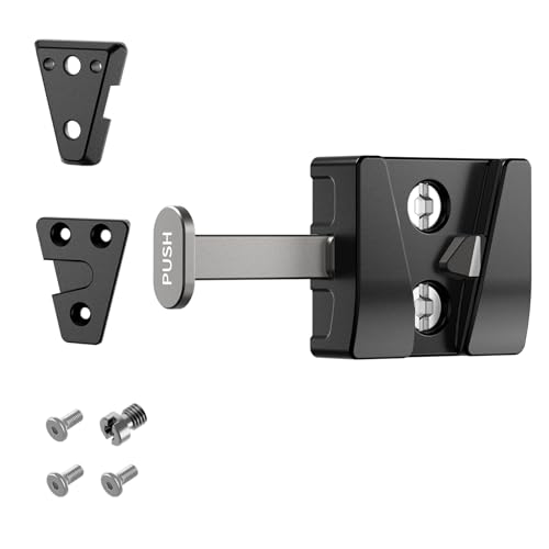 Compatibile con la maggior parte delle batterie V-Mount: il V-Lock della piastra della batteria compatta è modellato con precisione secondo la forma standard delle batterie V-Mount, garantendo così la compatibilità con la maggior parte delle piastre V-Mount disponibili sul mercato. Inoltre, è incluso un cuneo V-Lock M3 per una facile sostituzione in caso di oscillazione della batteria, migliorando così la versatilità e la compatibilità del kit V-Lock
