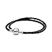 Pulsera Pandora Moments 590745CBK-D2 mujer cuero y plata