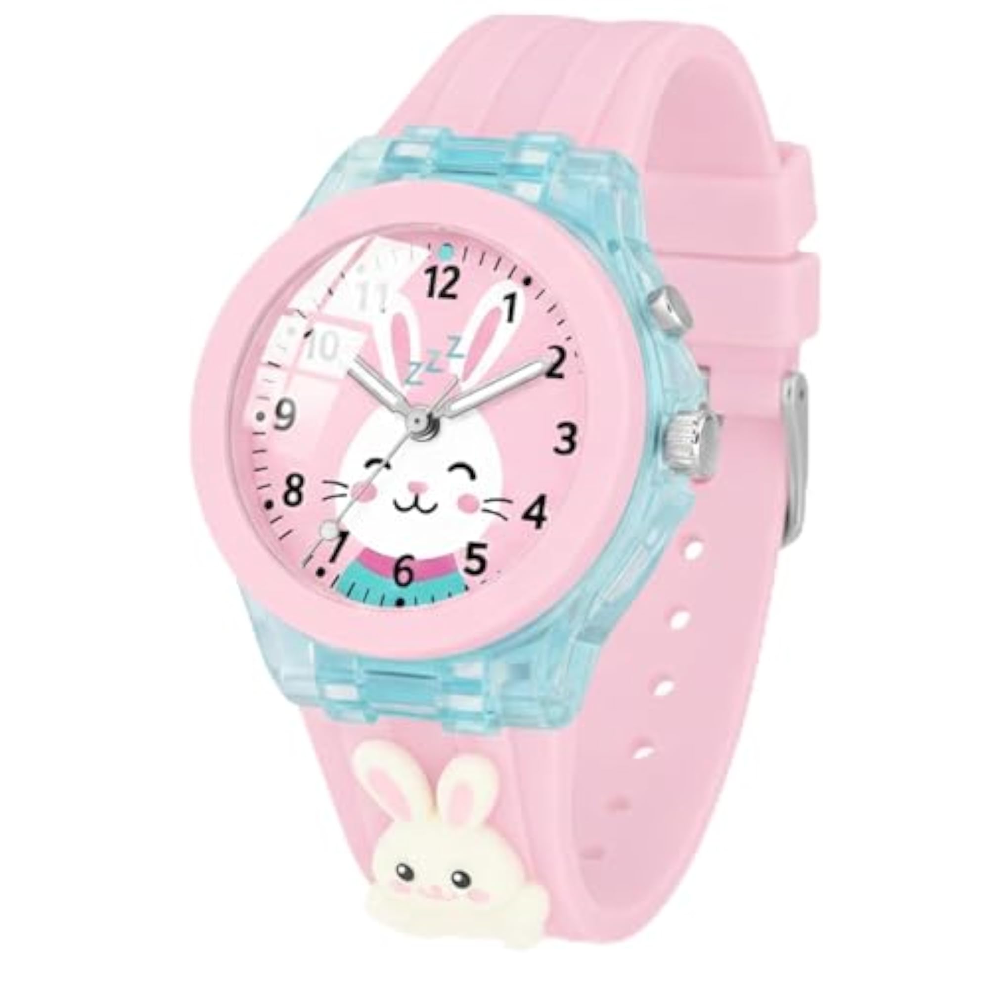 Rabbit Cartoon Watch for Girls Ages 3-12