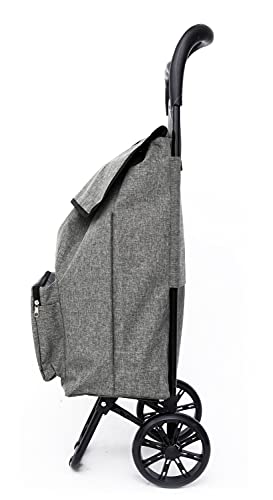 blnbag Shopper T1 - Klappbarer Einkaufstrolley Shopping Bag Trolley, Leichter Einkaufsroller stabiles Alu-Gestell, Einkaufstasche mit Rollen, 44L, 95 cm – Bild 6