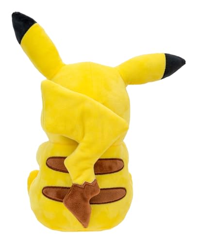 Pokémon Pikachu with Blue Oran Berry 8 Inch 20cm Plush Soft Toy, (PKW2699), Yellow, 8 inches - Image 4