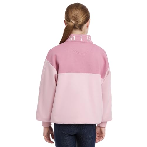 LeMieux Young Rider Kate Quarter Zip Childrens Sweater - Blossom - 09-10 years2