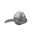 Schlage F170ACC619LH F170 ACC 619 LH Accent Left Hand Dummy Lever, Standard, Satin Nickel