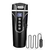 Soniker 12V/24V Smart Temperature Control Travel Coffee Mug, Portable Car Heated Coffee Travel Mug...