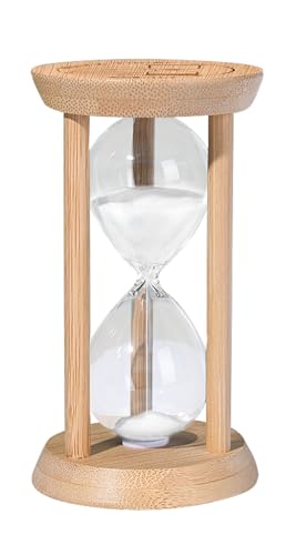 Hourglass 15 Minute,Wood Sand Timer 15 Min, Unbreakable...