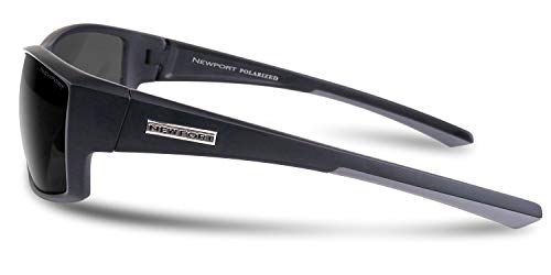 Newport Polarized Marlin Bifocal Sunglasses Black Frame with Grey (Smoke) Polarized Lenses.2