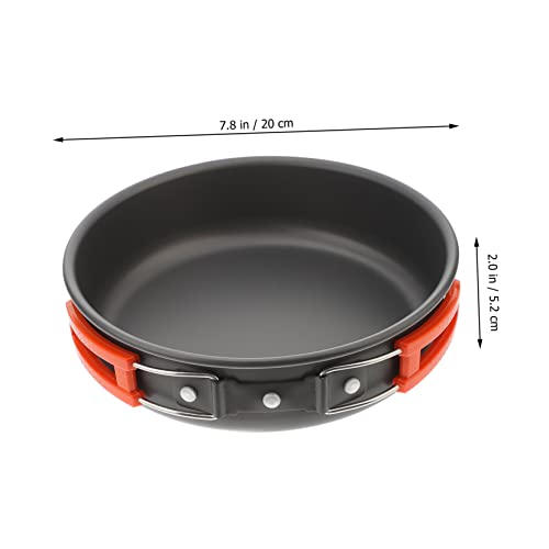 WHAMVOX Camping Cookware Non-Stick Frying Pan Lightweight Portable Outdoor Cooking Pot - Image 9