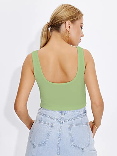 Image of Shasmi Women Crop Top, Ribbed, Stylish Tank Top, Soft and Comfy Fabric has Some Stretch