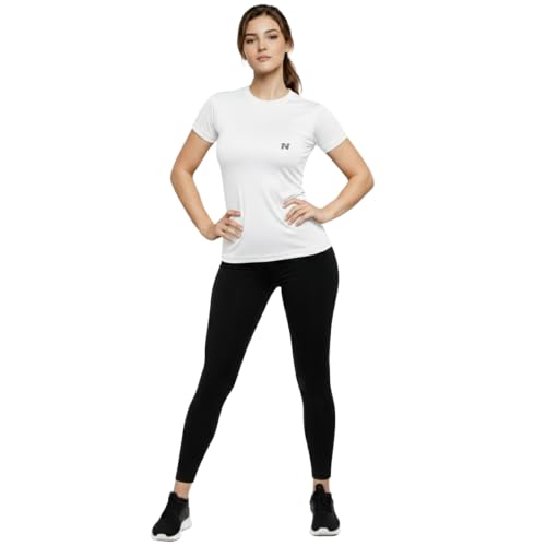 Image of NINQ Women's Long Sleeve Compression T-Shirt for Gym, Running, Yoga & Sports Wear
