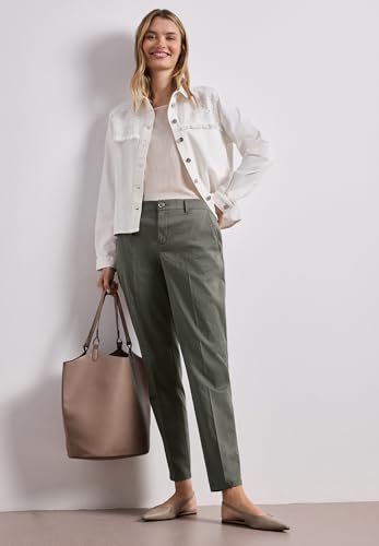 Street One Chino im Casual Fit in Softer Qualität Dusky Green 44 – Ansicht 3