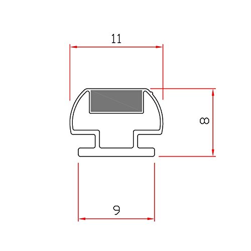 Ricambi & Box Doccia Guarnizione Magnetica Box Doccia Bianco 200 cm