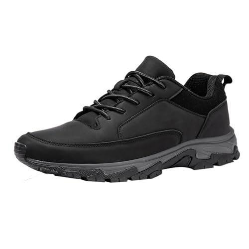 Chaussures de randonnée homme en cuir imperméable et basket de marche