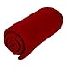Imperial Home 50x60 Soft Fleece Throw Blanket, Throw Blanket for Couch, Travel, Bed, any Room, Travel Essentials, Fleece Travel Blanket, Lightweight Blanket, Fall Blankets & Throws, Cozy Blanket (Red)
