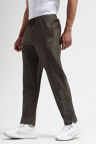 Image of Reebok Men's Track Pants - Performance Trackpants 3 E - Durable Polyester Gym & Training Pants