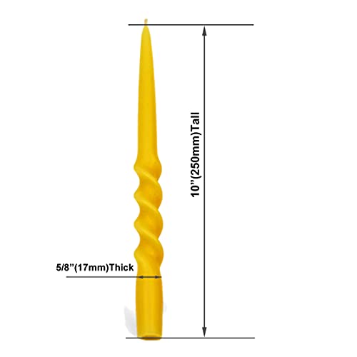 Candle by the Hour Beeswax Taper Candles - Thumbnail 3