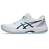 ASICS Women's Gel-Game 9 Pickleball Shoes, 8.5, White/Vintage Indigo