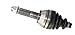 DTA P329 Rear Left or Right Side Premium ATV CV Axle Compatible with 2011-2014 Polaris Sportsman 400,500,570,800. Excludes Touring Models