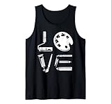 Love Art Teacher's Artist's Graphic Tee