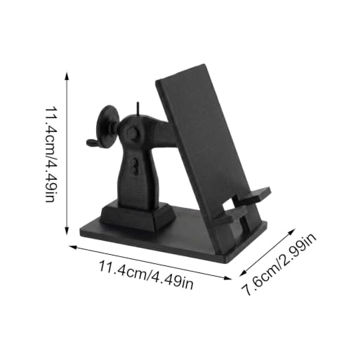 Soporte impreso en 3D retro con forma de máquina para mesa 6