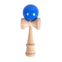 Amazon | けん玉 剣玉 木製 けん玉 競技用 練習用 (青) [並行