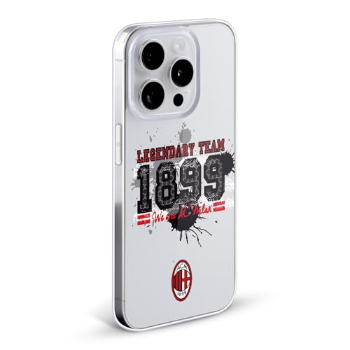 Carcasa AC Milan iPhone 13 Pro Max funda de gel anticaídas 2