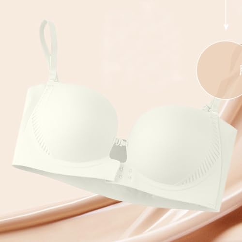 Front Closure Unlined Strapless Bras Seamless Wireless Bandeau Bras Wedding | Tube Tops for Women,Anti-Slip,Invisible,Push Up Comfort Soft,for Wedding Daily Wear - image 3