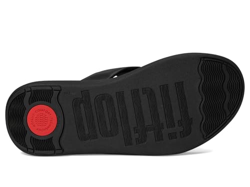 Image of FitFlop F-Mode Go Beadie-Button Adj. Flatform Toe /Post Sandals