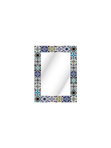 CustomGlass Mohlin Miroir mural rectangulaire avec décoration personnalisée 30 x 21 cm Cover