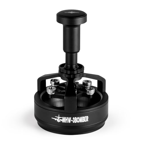 MHW-3BOMBER WDT Tool Espresso 58mm, Espresso Distribution Tool with Magnetic Base for Barista, Adjustable Depth Needle Distributor Tool, 0.25mm x 14 Coffee Stirrer Tools, YU Series Cyclone, T5849 by MHW-3BOMBER - Used condition - US$73.43