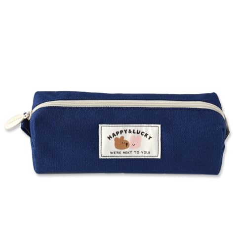Image of Monolike Block Pencil case (Happy and Lucky Block Pen case, Indigo)