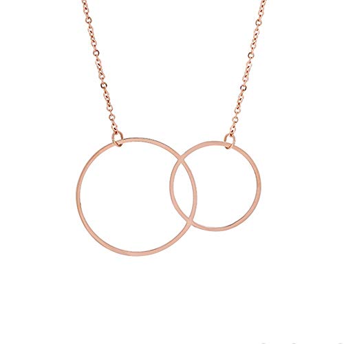 Preisvergleich Produktbild AMORETTO MILANO Halskette 'DUBIO' Rose-Gold AM0211