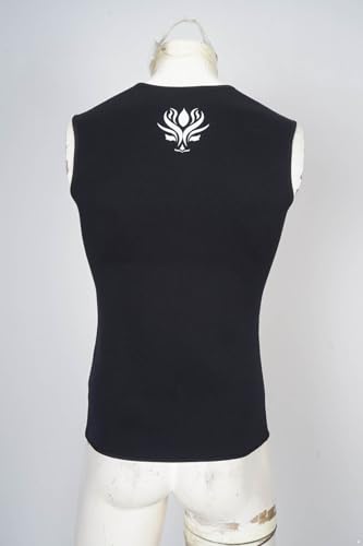 Chaleco de natación profesional TTAO de neopreno para hombre, 3mm sin mangas con cierre frontal térmico para deportes acuáticos miniatura 6
