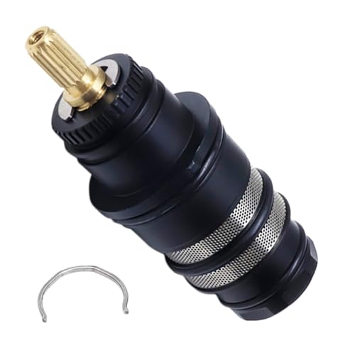 Thermostatic Cartridge Compatible with Hansgrohe 98282000 Cartridge Thermostat Kits, Chrome