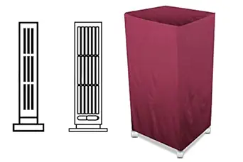 The Furnishing Tree Air Cooler Cover compatible for Symphony Diet 50i 50 Ltr Tower Cooler, Ployester, Maroon
