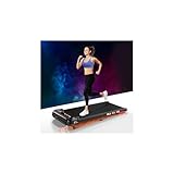 BLACK LORD Cinta de Correr, Cinta compacta Oficina, 1-11km/h, Correa 390mm, Absorción Impactos, Mando & App, Pantalla LED (Sin Barra, Negro)